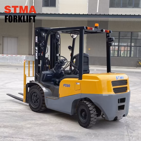 Stma 4tonne 4t Diesel Forklift Truck with Side Shifter and Fork Positioner