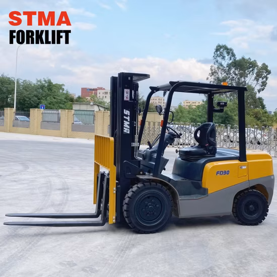 Stma 4tonne 4t Diesel Forklift Truck with Side Shifter and Fork Positioner