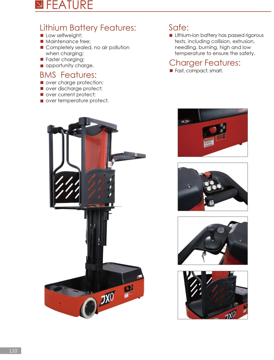 Wav Series Work Assist Vehicle Electric Order Picker