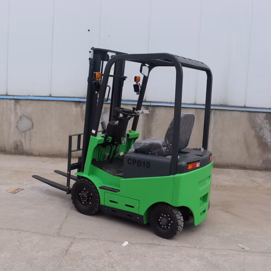attrezzatura elettrica del carrello elevatore della batteria a quattro ruote dell'attrezzatura di movimentazione dei materiali di altezza di elevazione 4500mm di 1.0ton 1000kg